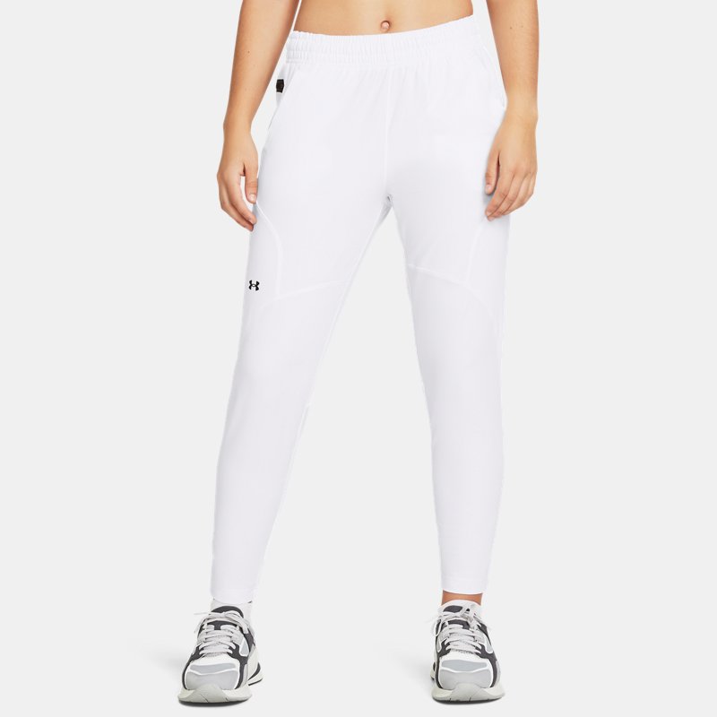 Women's Under Armour Unstoppable Hybrid Pants White / Black XL